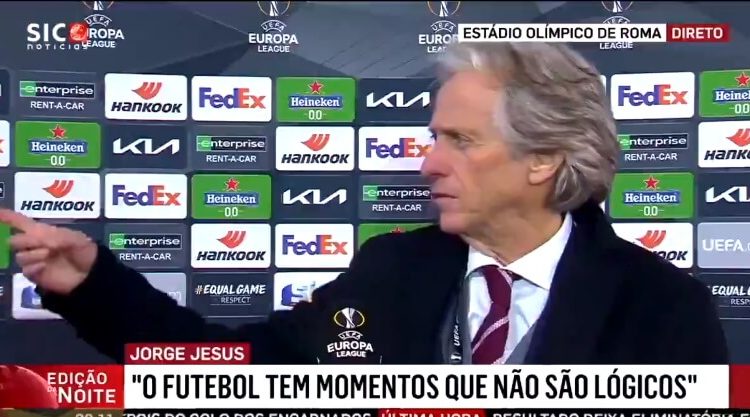 Jorge Jesus irritou-se na Flash Interview e momento já se tornou viral (VÍDEO)