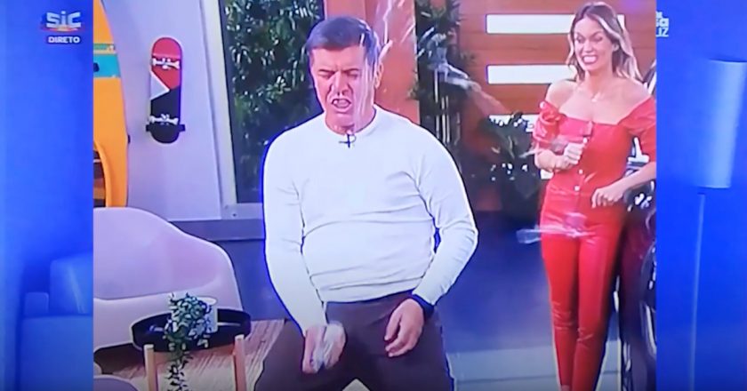 João Baião com dança insólita em Casa Feliz! Demasiado excitado? (VÍDEO)