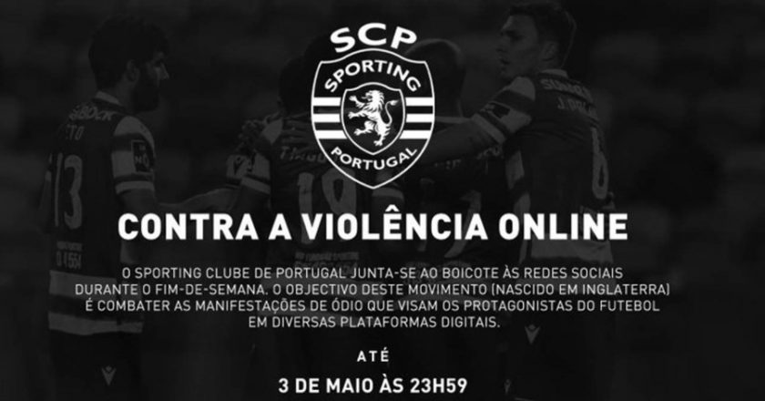 Sporting anuncia boicote às redes sociais por uma boa causa