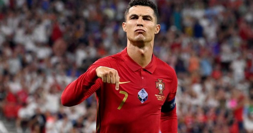 Cristiano Ronaldo celebra novo recorde, a conquista da Bota de Ouro no Euro2020