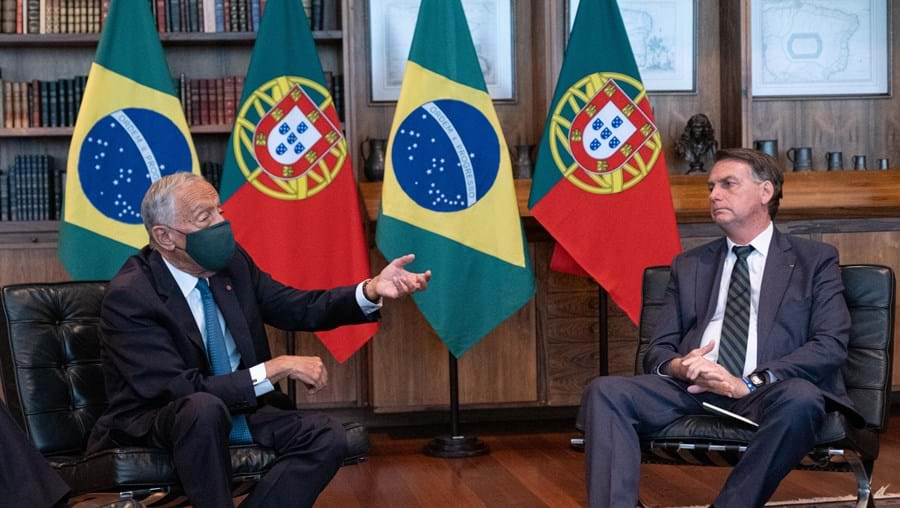 Bolsonaro acusado de proferir “referências jocosas aos portugueses” em almoço com Marcelo Rebelo de Sousa