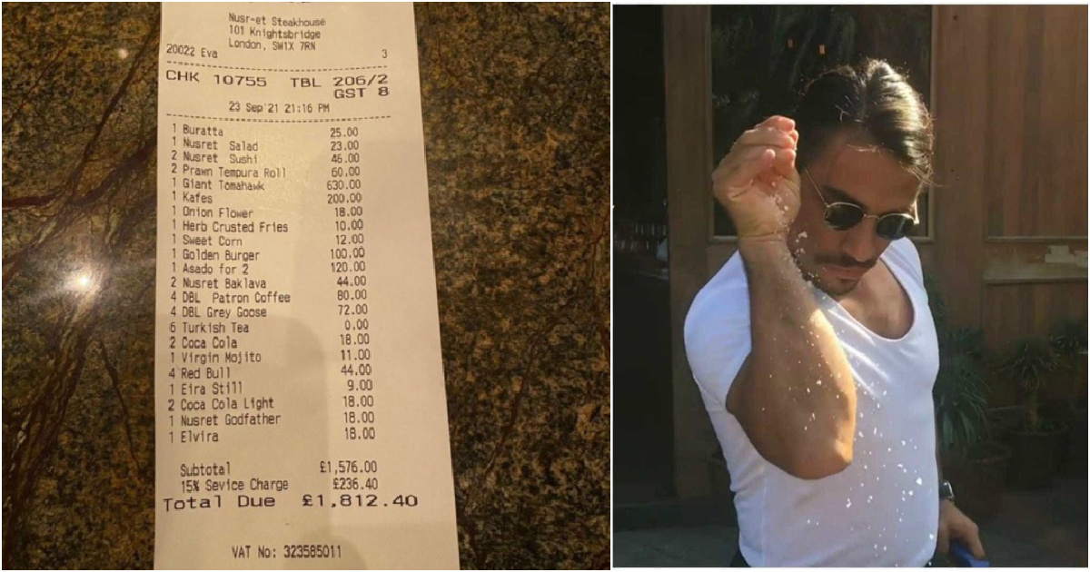 Chef Salt Bae contra 740€ por um bife no seu novo restaurante