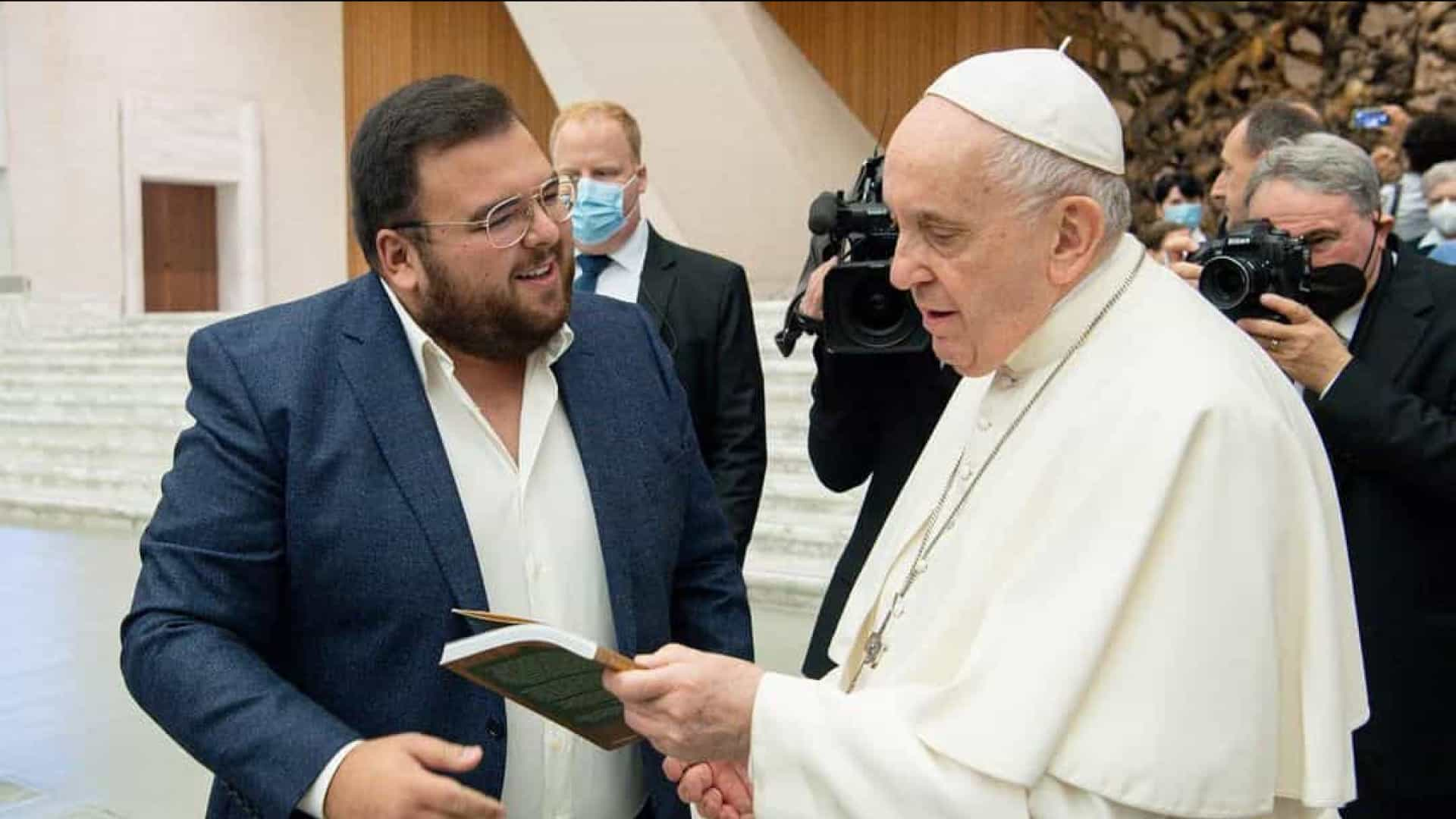 Rúben Pacheco Correia esteve com o Papa e revela conversa que tiveram