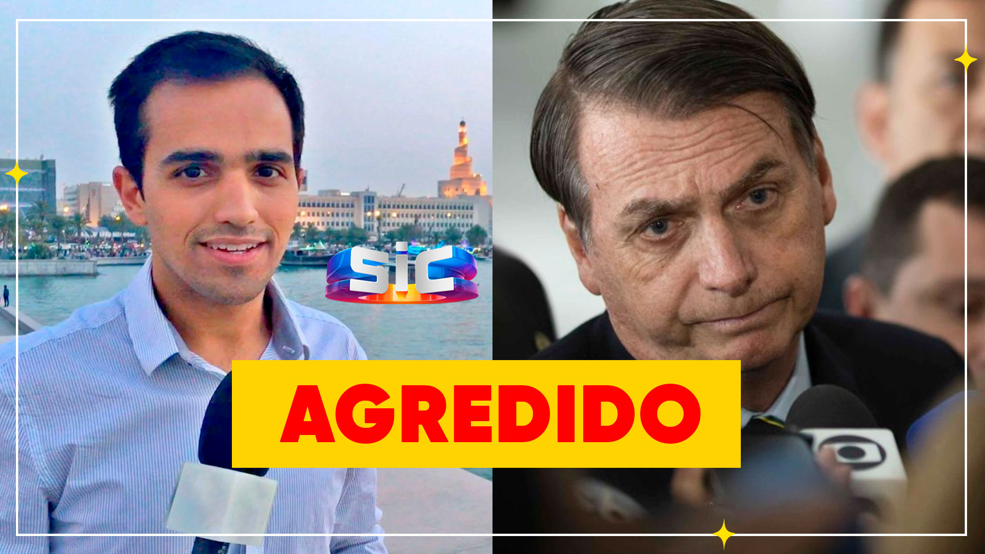 Jornalista da SIC agredido por segurança de Bolsonaro (VÍDEO)