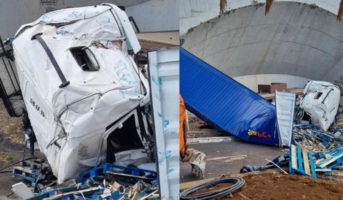 Homem perde a vida após camião cair ao mar na Madeira