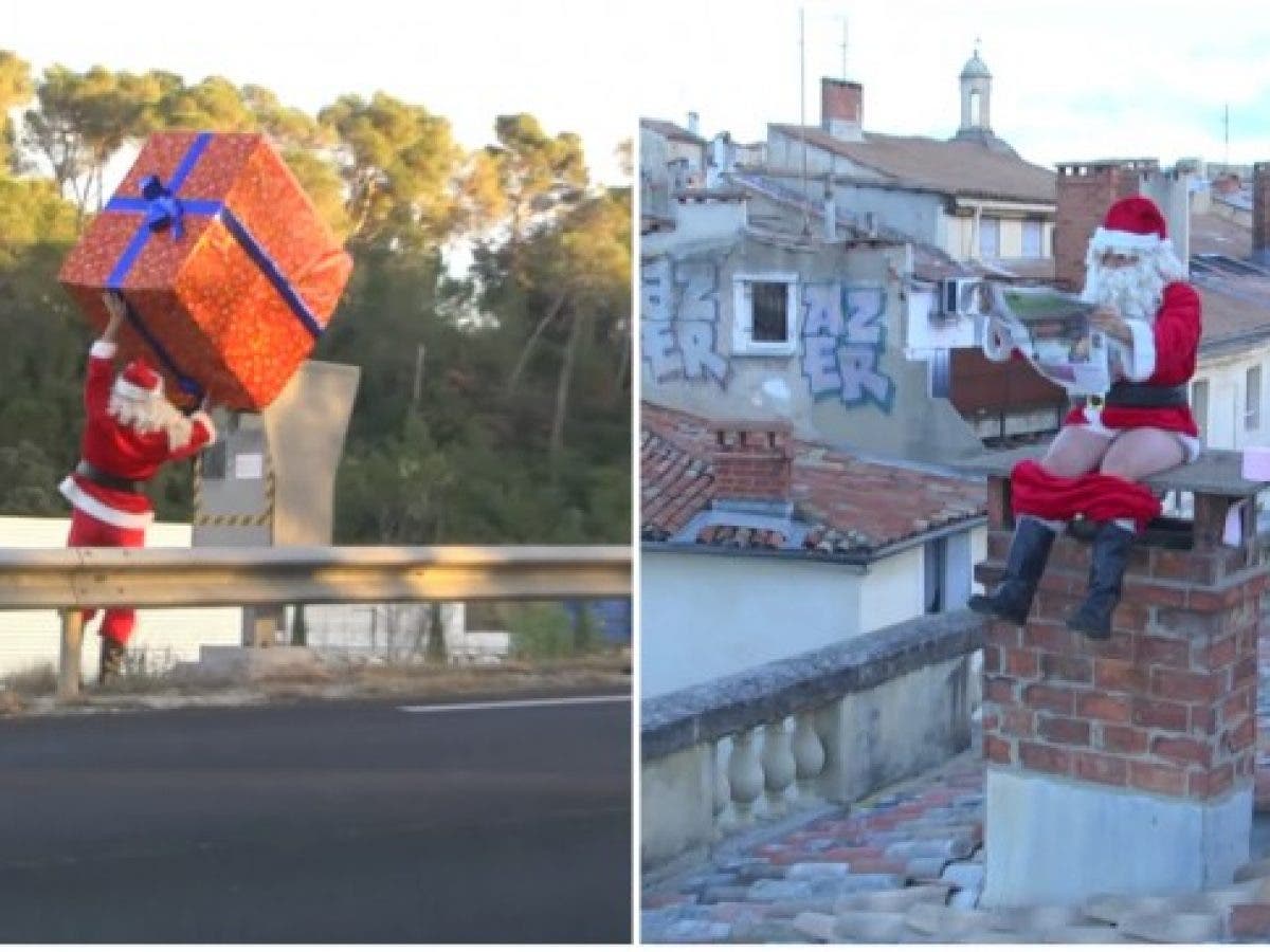 Rémi Gaillard deseja a todos um Feliz Natal ao seu melhor estilo (VÍDEO)