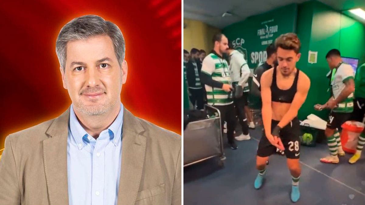 Jogador do Sporting CP imita dança de Bruno de Carvalho (VÍDEO)