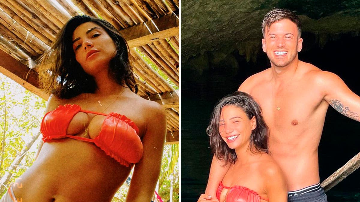 David Carreira e Carolina Carvalho despedem-se das férias em fato de banho