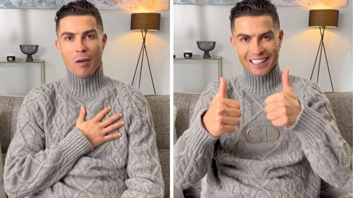 Cristiano Ronaldo faz vídeo a agradecer os 400 milhões de seguidores