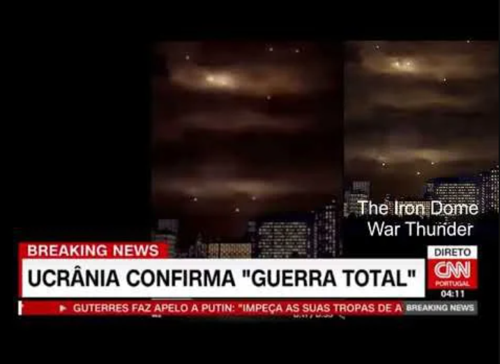 Fake na CNN Portugal? Canal mostrou imagens de um videojogo como se fossem da Ucrânia