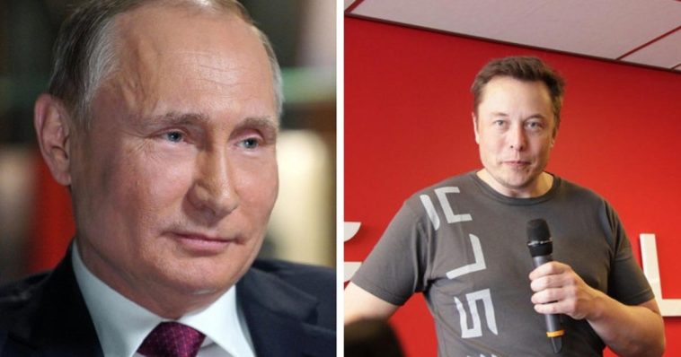 Elon Musk desafia Vladimir Putin para uma luta