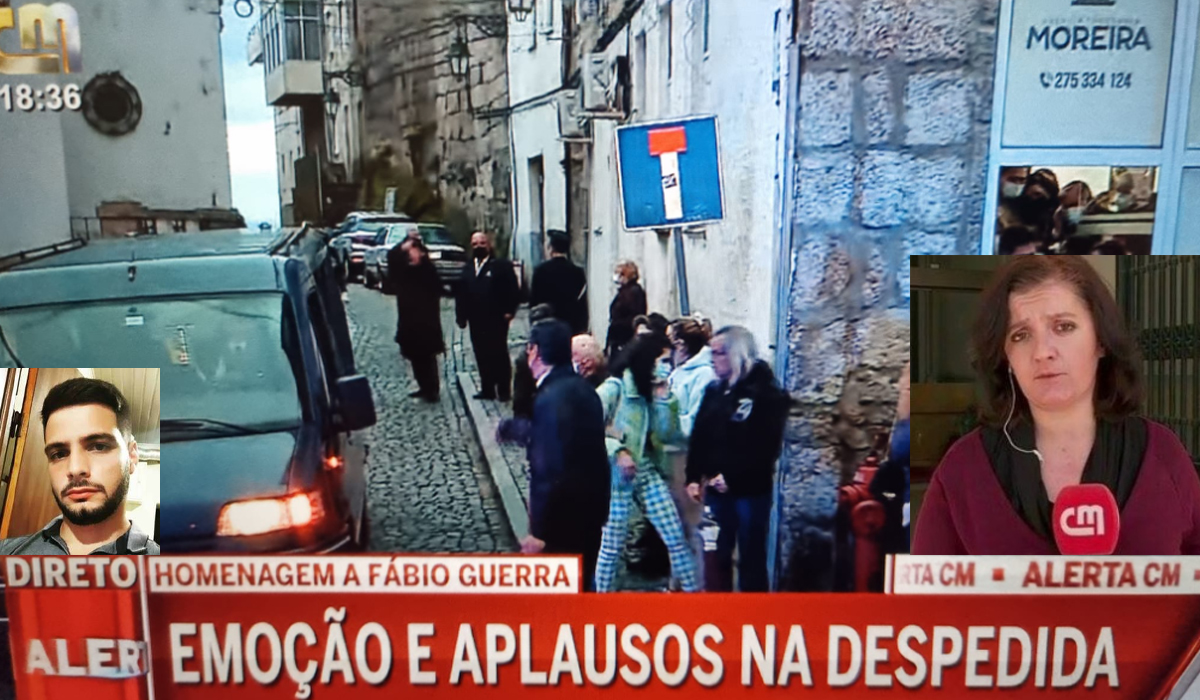 Jornalista da CMTV Tânia Laranjo não aguentou emoção e chorou na homenagem a Fábio Guerra (VÍDEO)