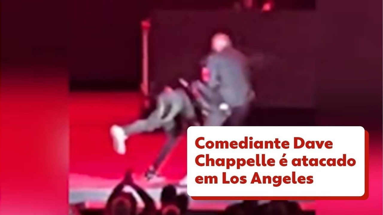 Humorista Dave Chapelle foi agredido durante espetáculo organizado pela Netflix