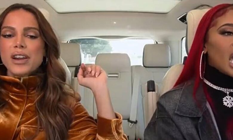 Anitta dá “aula” de português no ‘Carpool Karaoke” com frases inusitadas (VÍDEO)